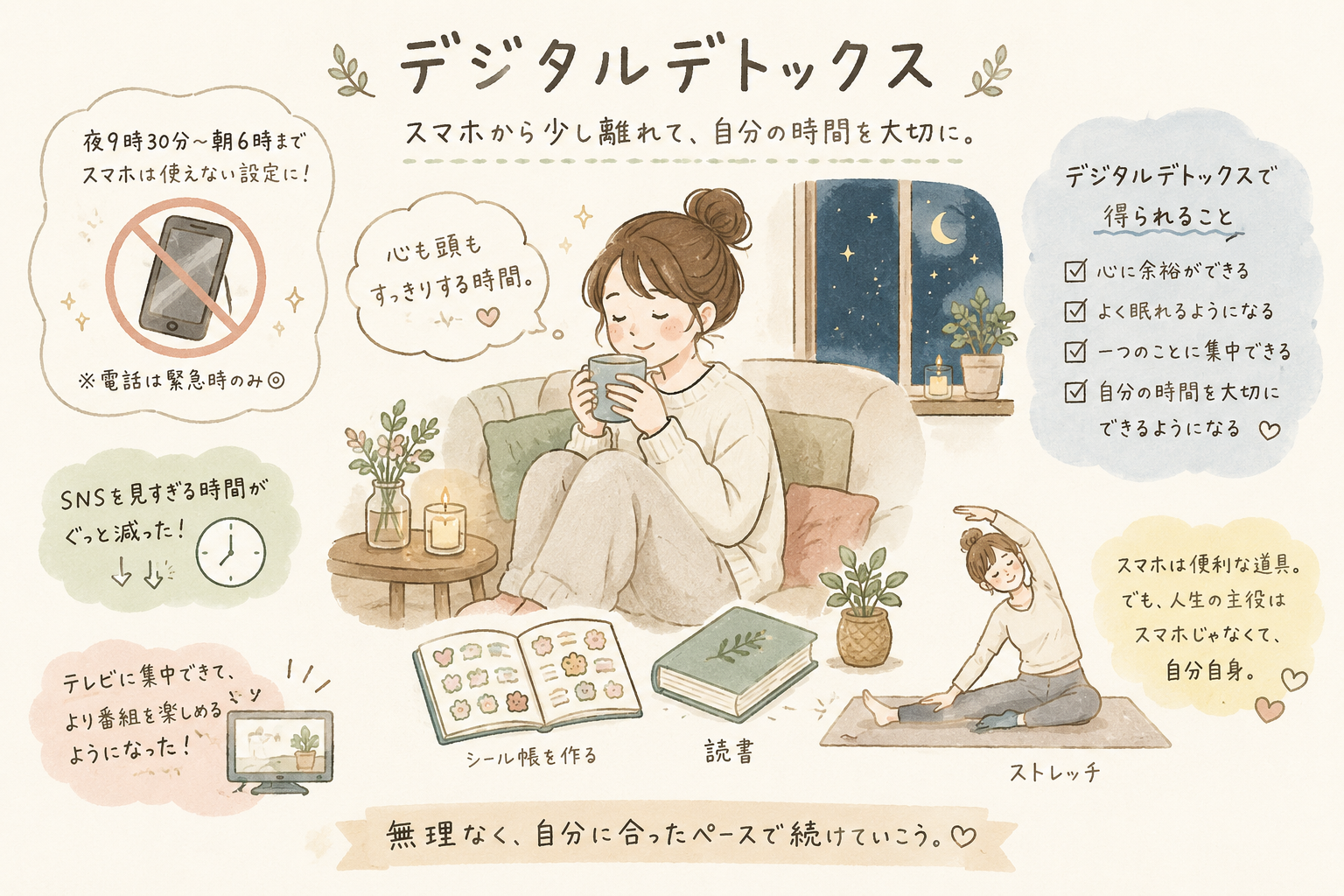 デジタルデトックスを始めてみました?!
